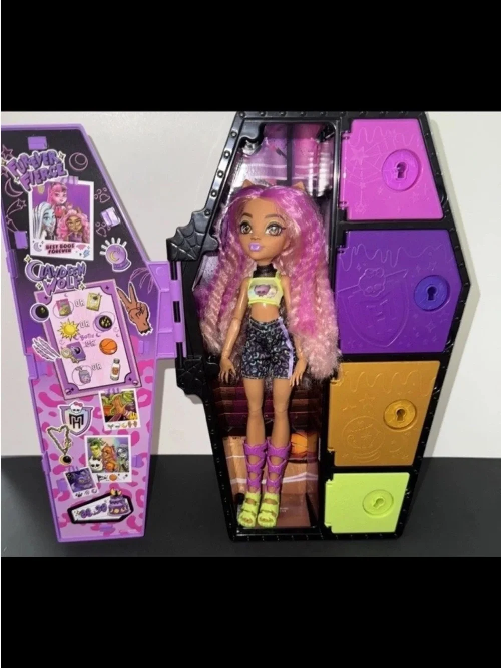 Monster High Skulltimate Secrets Claudine and Frankie Doll Set of 2